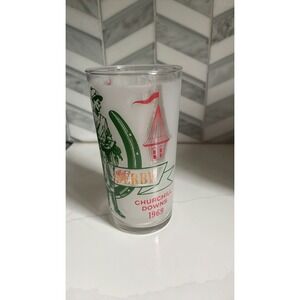Vintage Kentucky Derby 1969 Churchill Downs Mint Julep Collector Glass